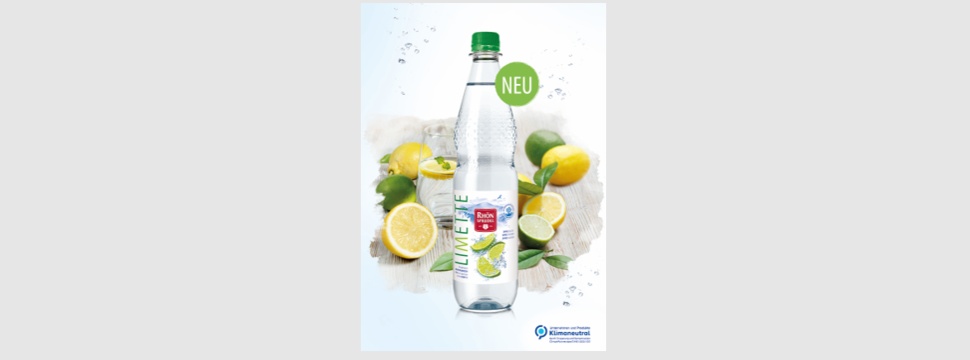 RhönSprudel PLUS Lime now in returnable PET container