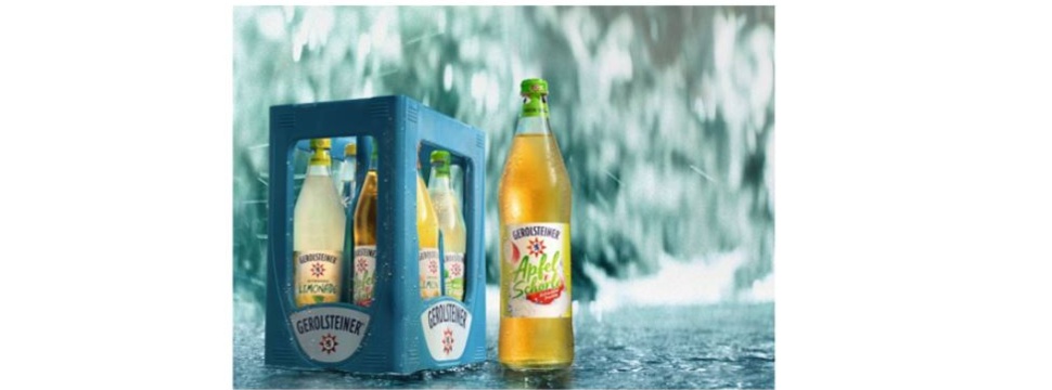 Returnable glass bottle in 6-bottle crate now also for soft drinks