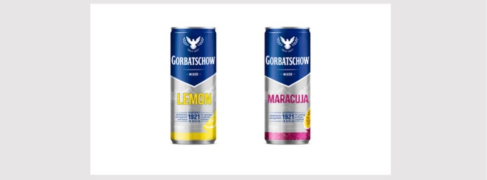 Mit den trendigen Ready-to-drink-Varianten Gorbatschow Lemon und Gorbatschow Maracuja zu neuen Umsatzhöhen