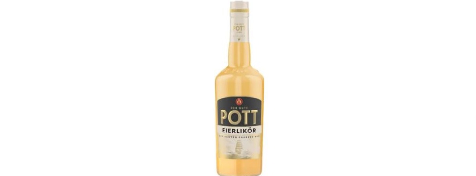 POTT egg liqueur in a 350 ml bottle