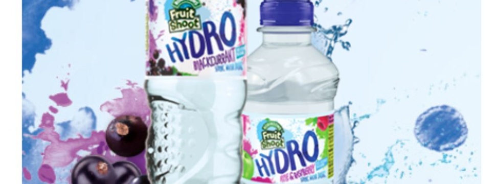 Fruit Shoot Hydro in 100% rPET bottles