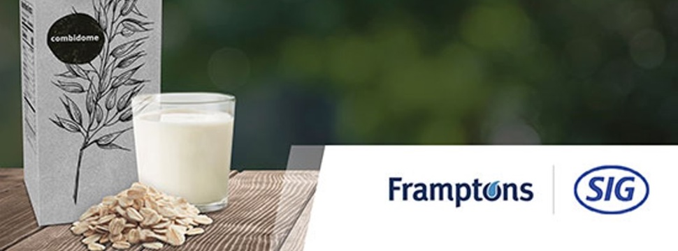 With the carton bottle combidome from SIG, contract packing solutions specialist Framptons will bring a unique packaging offer for an innovative range of beverages that includes plant-based drinks, smoothies, juices and dairy drinks in early 2021