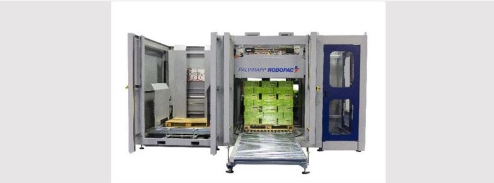 Palletising a wide variety of goods and different pallet formats is a daily challenge for companies. To remedy this, Robopac has developed the Palwrapp palletiser.