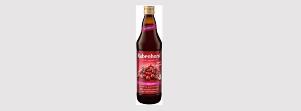 Cranberry-Direktsaft von Rabenhorst