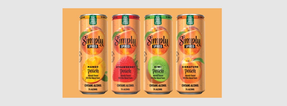 Simply Spiked™ Peach kündigt vier neue Geschmacksrichtungen an