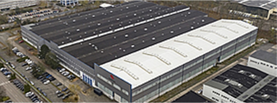 The new production halls of Starlinger in Schwerin, Germany