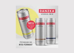 DANZKA Forty als DANZKA Vodka-Mix in der Dose