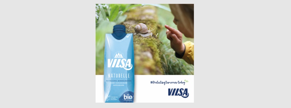 VILSA Naturelle organic mineral water also in Tetra Pak beverage cartons from May 2024