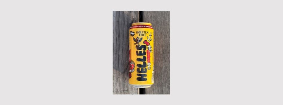 Holsten EDEL limited desing can with Hamburger Goldkehlchen Holsten EDEL limited desing can with Hamburger Goldkehlchen