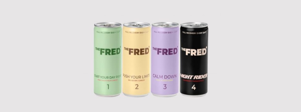 THE FRED besteht aus einer Produktpalette, die vier verschiedene Getränke beinhaltet.