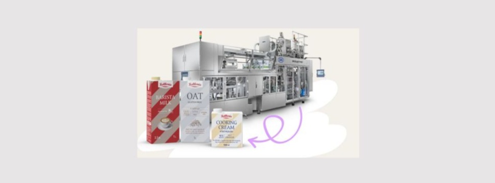 Euromilk nimmt eine SIG Slimline 12 Aseptic, in Betrieb, mit der Trinkmilch, aromatisierte Milch, Sahne sowie pflanzliche Getränke abgefüllt werden sollen.