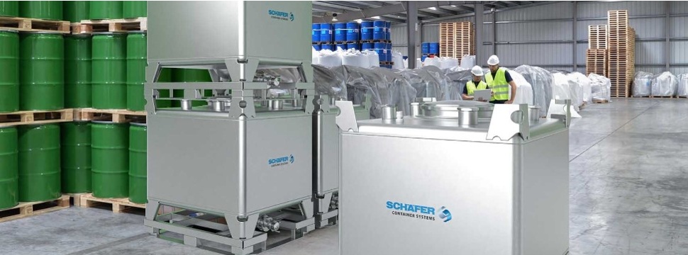 Schäfer Container Systems stellt auf der ACHEMA in Frankfurt aus